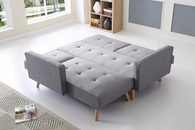 Rozkladacia rohová sofa Catini Anabel - Sivá