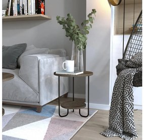 Odkladací stolík CORRO 45x40 cm hnedá