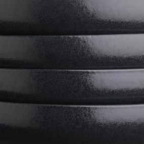 Butlers CASA NOVA Sada hlbokých tanierov 22,5 cm set 4 ks - čierna