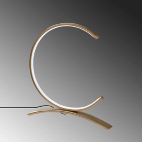 Stolní lampa Moon s LED osvětlením zlatá