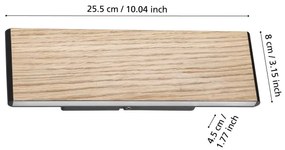 Eglo 390127 - LED Nástenné svietidlo CLIMENE 2xLED/4,2W/230V 3000K dub