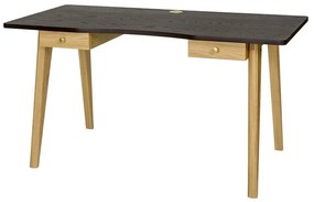 Pracovný stôl v dekore duba 70x140 cm Nice – Woodman
