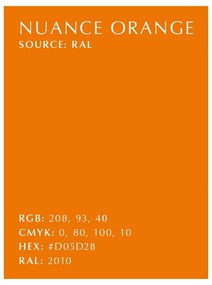 Oranžové LED nástenné svietidlo so stmievačom ø 15 cm Asteria Wall Short – UMAGE