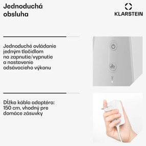 Klarstein WanderVent, Digestor 200 m³/h, Kompaktný dizajn