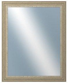 DANTIK - Zrkadlo v rámu, rozmer s rámom 40x50 cm z lišty LYON strieborná (2704)