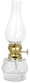 Strömshaga Sklenená petrolejová lampa My Brass