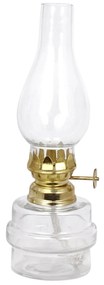Strömshaga Sklenená petrolejová lampa My Brass