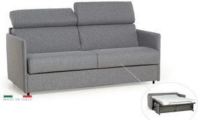 Pohovka na každodenné spanie TAVOLA MINI rozkladacia, sivá (penelope 22)