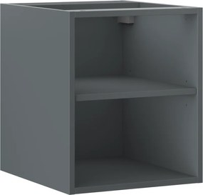 Mexen Box-A, otvorená skrinka s policou 40 cm, grafitová matná, 91AX2-0400-470-0-66