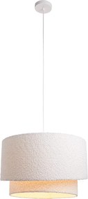 FONISSI Závesná lampa buklé - biela
