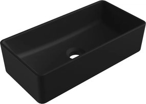 Mexen Nadia umývadlo na dosku 46 x 23 cm, čierny mat - 21614685