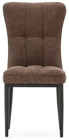 Hnedé jedálenské stoličky v súprave 2 ks Damon – Marckeric