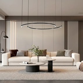 Immax NEO 07329L - LED stmievateľný závesný luster na lankách FINO 72W/230V 120 cm čierna Tuya+DO