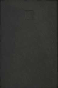 Mexen Bert, SMC obdĺžniková sprchová vanička 90 x 80 cm, čierna, 4K708090