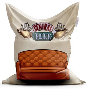 Sablio Sedací vak Seriál Priatelia CENTRAL PERK Gauč - 150x100 cm