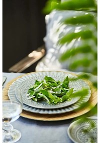 Sivý kameninový tanier Costa Nova Cristal, ⌀ 28 cm