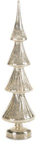 DEKORAČNÁ SOŠKA LED 12X45 CM STRIEBORNÁ