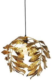 Vintage závesné svietidlo antická zlatá 40 cm - Linden