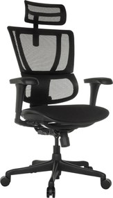 XXXLutz OTOČNÁ STOLIČKA, sieť, čierna MID.YOU - Online Only kancelárie - 001918022101