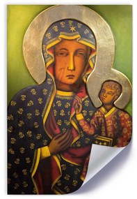 Gario Plagát Matka Božia Čenstochovská Farba rámu: Bez rámu, Veľkosť: 20 x 30 cm