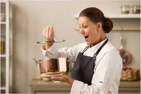 Antikoro/medený hrniec s pokrievkou na indukciu 3 l – Blomsterbergs