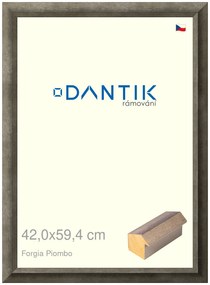 DANTIK rám na obraz 42x59,4 | Forgia Piombo (Plexi Čiré)