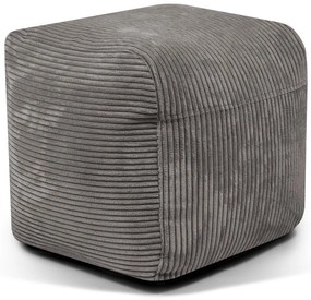 Tmavohnedý menčestrový sedací vak Plus 50 Lounge – SLOWDOWN