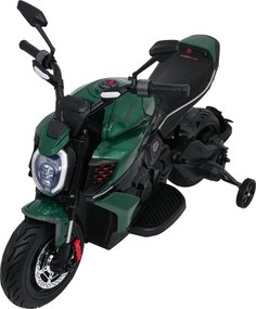 Elektrická motorka Ducati Diavel x Bentley zelená