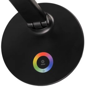 LED RGBW Stmievateľná dotyková stolná lampa NEPTUN LED/7W/230V čierna