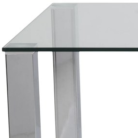 Jedálenský stôl Kante sklo/chróm