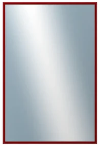 DANTIK - Zrkadlo v rámu, rozmer s rámom 40x60 cm z lišty Hliník vínová (7269209)