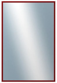 DANTIK - Zrkadlo v rámu, rozmer s rámom 40x60 cm z lišty Hliník vínová (7269209)
