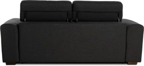 Pohovka FELYNE br. FELYNE s rozkladom na každodenné spanie, 140, tm. šedá (jazz 22 graphite)