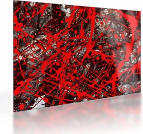 Sklenený obraz - Expresívne abstrakcie (70x50 cm)