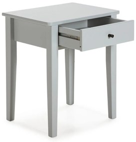 Svetlosivý nočný stolík z borovicového dreva Bart - Marckeric