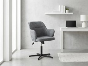 Sivé kancelárske kreslo NERIS