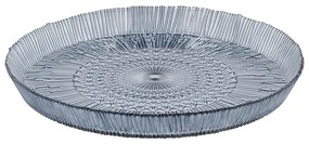 Modrý sklenený servírovací tanier ø 30 cm Kusintha – Bitz