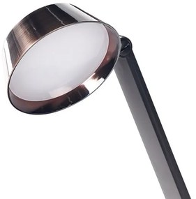 Kovová stolná LED lampa medená CHAMAELEON Beliani