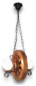 Brilagi - Luster na reťazi ROATA 2xE14/40W/230V buk/orech