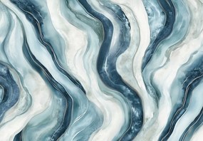 Fototapeta - Modré línie (147x102 cm)