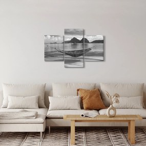 Obraz - Hojdacia sieť na pláži (90x60 cm)
