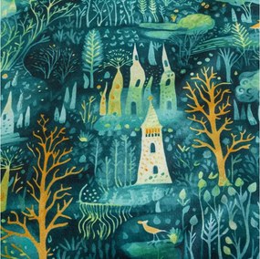 Obliečky z mikrovlákna NEON FOREST, farebné Rozmer obliečky: 2 ks 70 x 90 cm | 200 x 220 cm