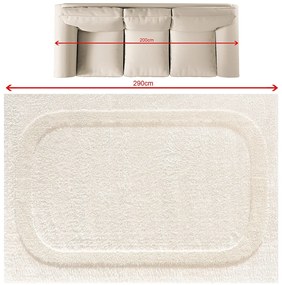 Koberec Mira cream 200x290 cm