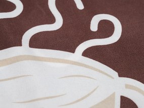 Bavlnené obliečky COFFEE hnedé