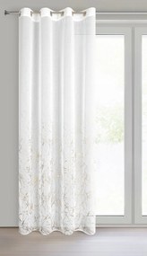 ZÁCLONA NA KRÚŽKOCH MARTA 140X250 CM VZOROVANÁ