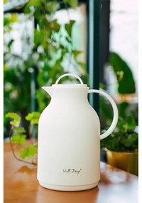 Biela termoska Vialli Design, 1 l