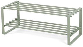 Zeleno-sivý kovový stojan na topánky Rex – Spinder Design