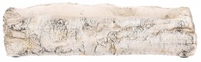 Kvetináč - truhlík, imitácia brezy, 32 x 12 x 8 cm, 32 cm
