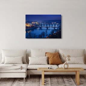 Obraz pražských mostov (90x60 cm)