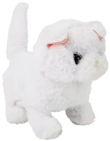 LEAN TOYS Interaktívne zvieratko - Biela Perzská mačka